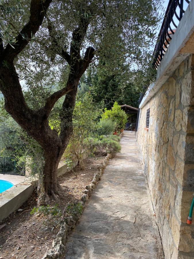Entre Nice Et Monaco Grande Villa Avec Piscine Privee 12 Personnes Drap Exterior photo