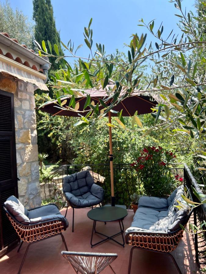 Entre Nice Et Monaco Grande Villa Avec Piscine Privee 12 Personnes Drap Exterior photo