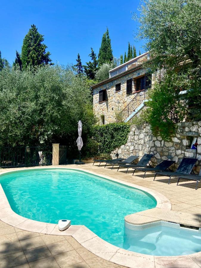 Entre Nice Et Monaco Grande Villa Avec Piscine Privee 12 Personnes Drap Exterior photo