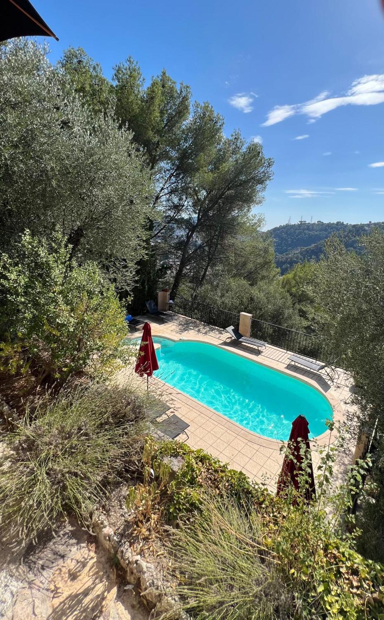 Entre Nice Et Monaco Grande Villa Avec Piscine Privee 12 Personnes Drap Exterior photo