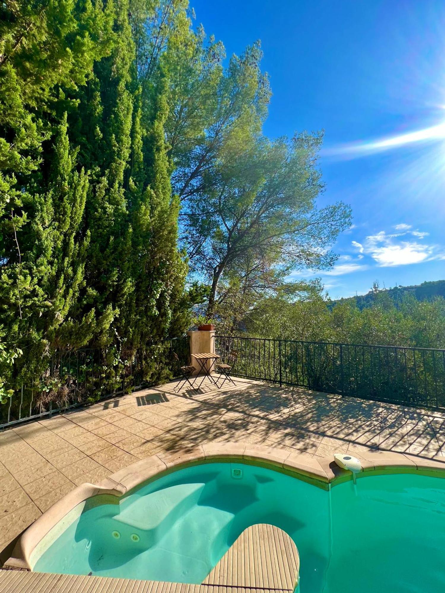 Entre Nice Et Monaco Grande Villa Avec Piscine Privee 12 Personnes Drap Exterior photo
