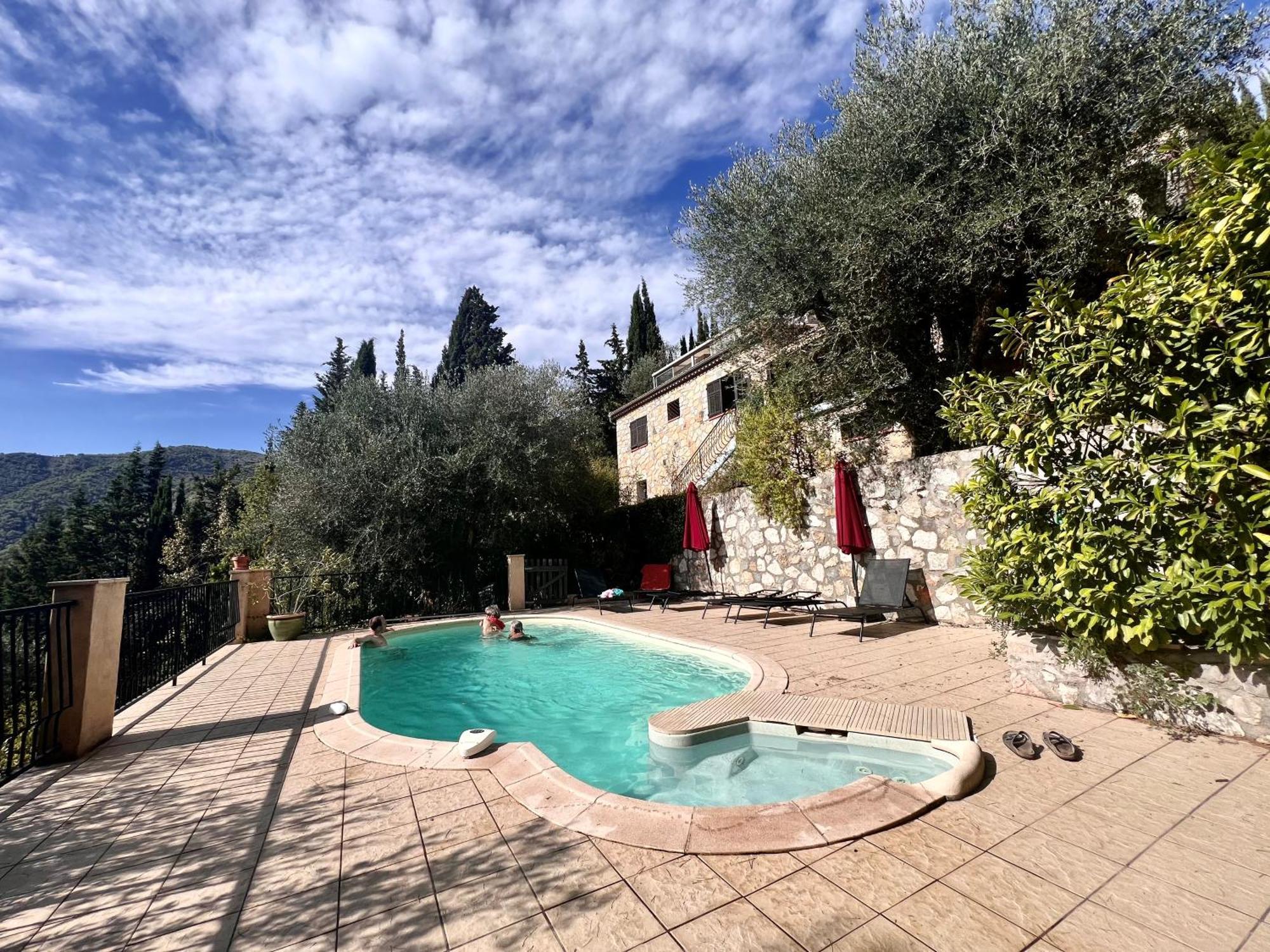 Entre Nice Et Monaco Grande Villa Avec Piscine Privee 12 Personnes Drap Exterior photo